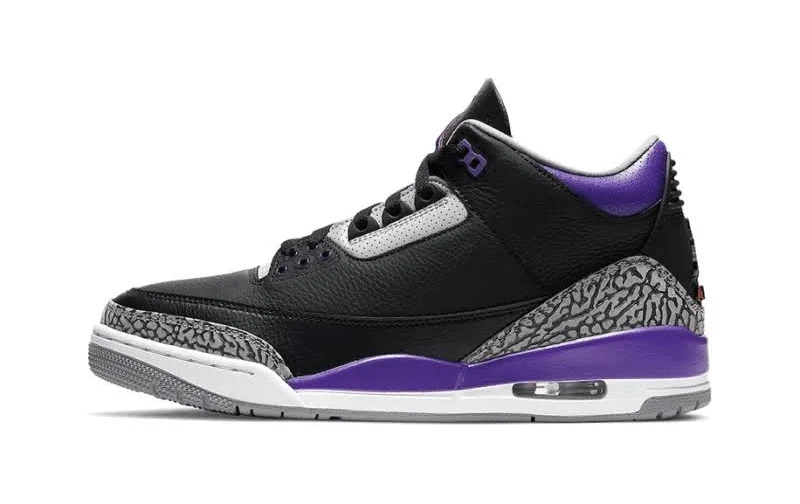 Air Jordan 3 Retro 'Court Purple' Iconic Sneaker CT8532-050