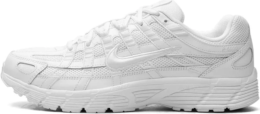 White P6000 CD6404-100 Athletic Sports Shoe, Men's/Women's Performance Footwear Sneaker