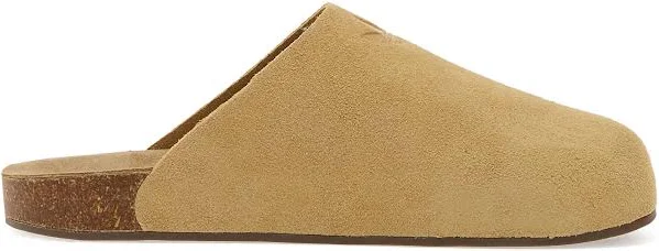 adidas - Adimule logo mules - men - Calf Suede/Fabric/Rubber - 10 - Neutrals