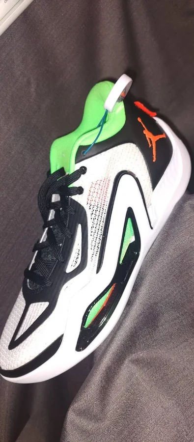 Jordan Tatum 1 Colors Include White, Green, Orange, And Black