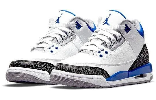 Nike Air Jordan 3 Retro Blue Racer Blue Size 4y Gs Brand