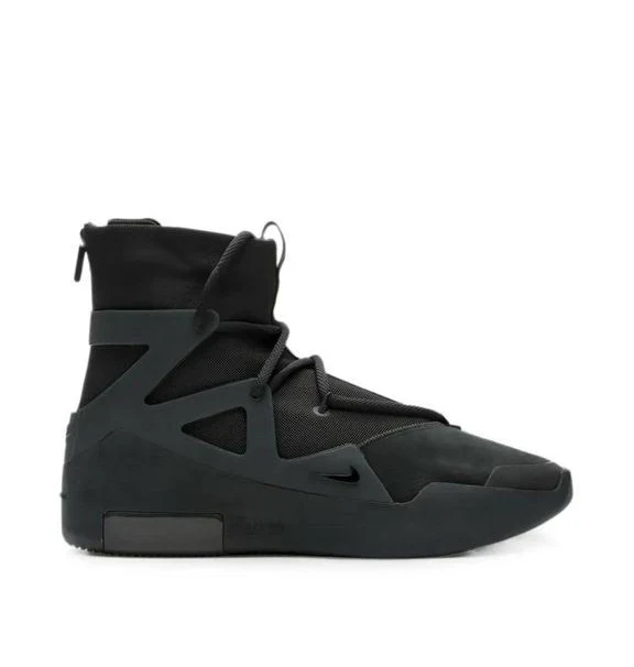 Nike Men's X Air Fear of God 1 Triple Hi-top Sneakers