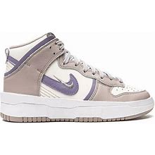 Nike Women's Dunk High Rebel "Iron" Sneakers - White - High-Top Sneakers - 6.5