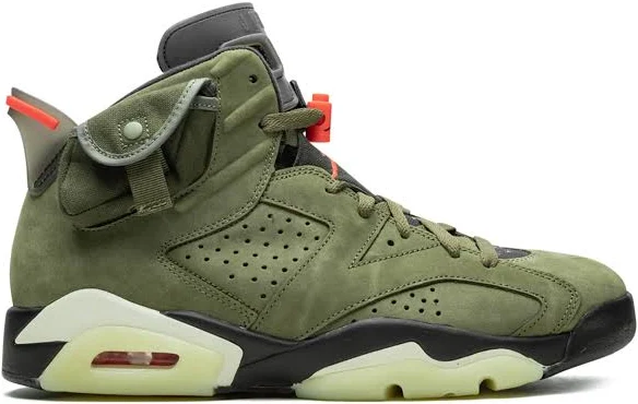 Jordan - x Travis Scott Air Jordan 6 Retro "Cactus Jack" sneakers - unisex - Calf Leather - 10 - Green