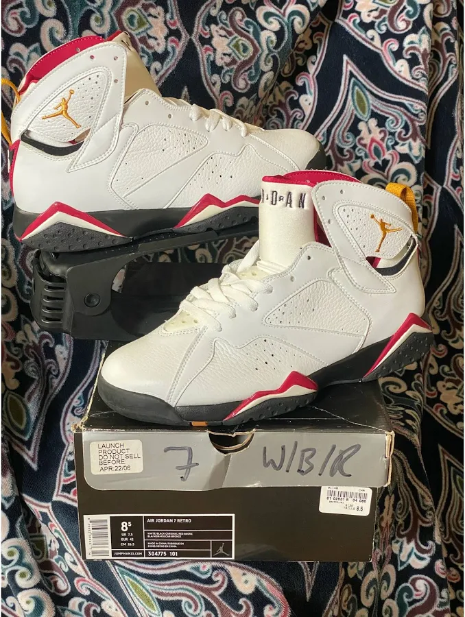 Jordan Shoes | 2006 Nike Air Jordan 7 Cardinal M8.5 W10 | Color: Red/White | Size: 8.5 | Oski1171's Closet