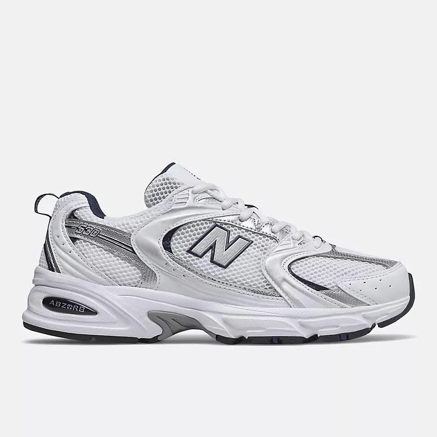 New Balance | 530 | Men's | Size: 8.5 | Color: White With Natural Indigo