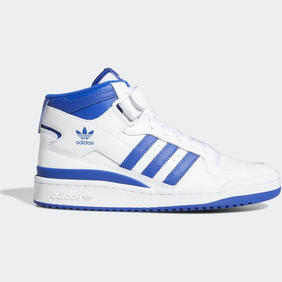 adidas Forum Mid White Royal Blue Women's