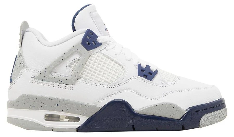 Air Jordan 4 Retro GS 'Midnight Navy' | White | Kid's Size 4
