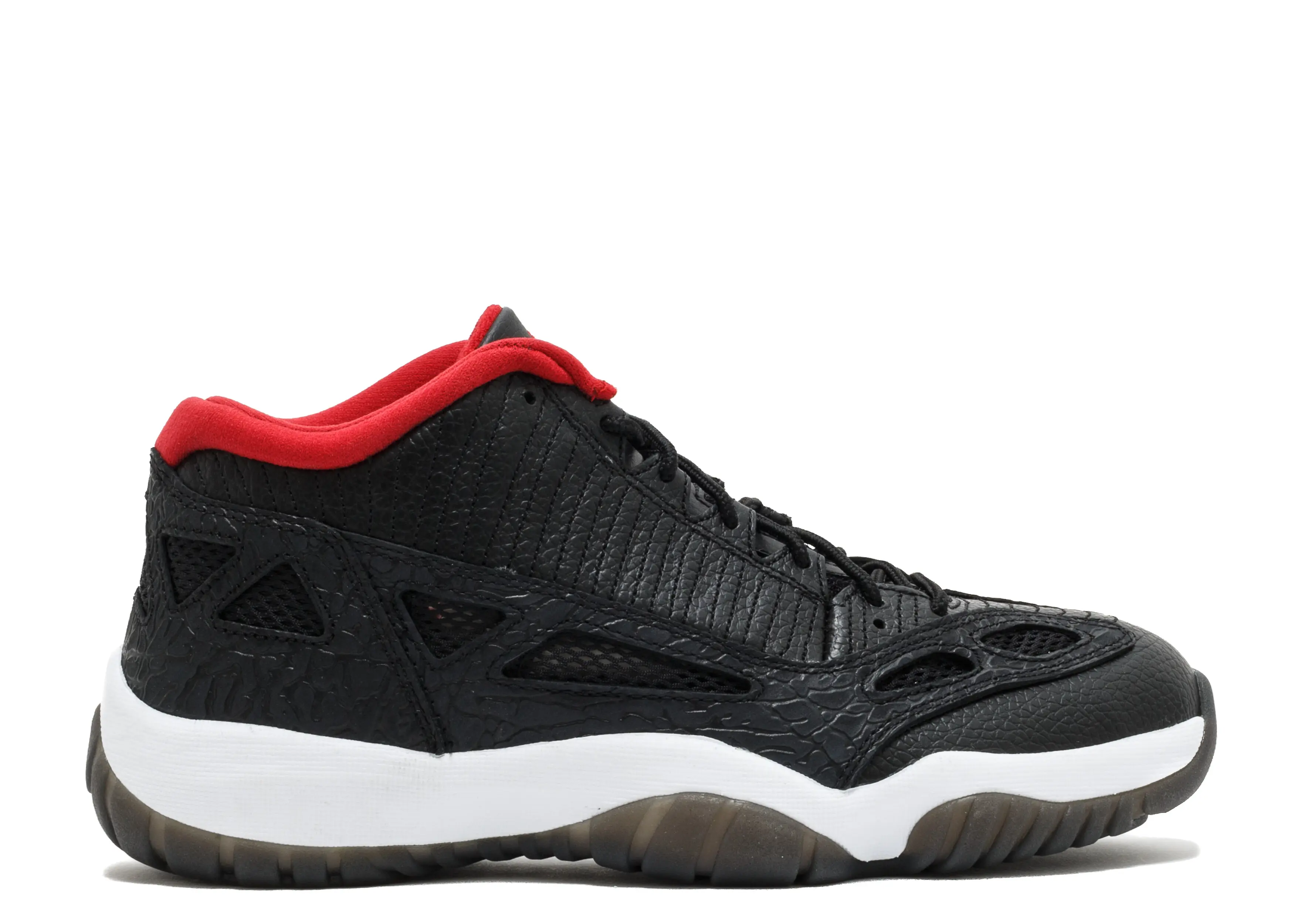 Jordan 11 Retro Low IE 'Black Charcoal Red' 2011