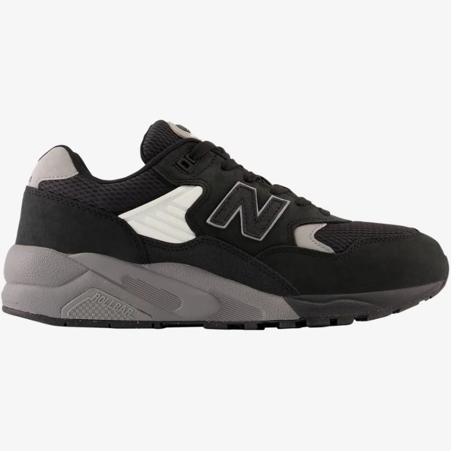 Balance 580 Black Shadow Grey Silver Metallic Gray Mt580mdb Size 8-13