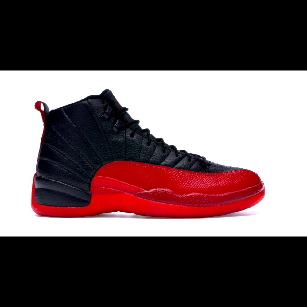 Jordan 12s Red and Black ColorWay