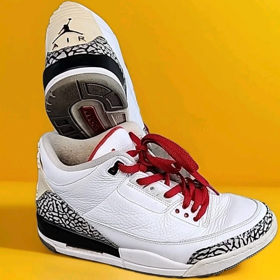 Men's Air Jordan 3 Retro "White Cement" 2011