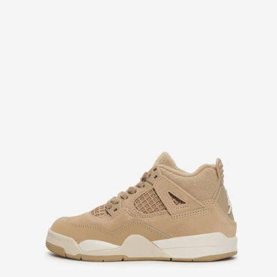 Little Kids' Air Jordan 4 Retro Shoe in Brown | size 12C | HV4385-200