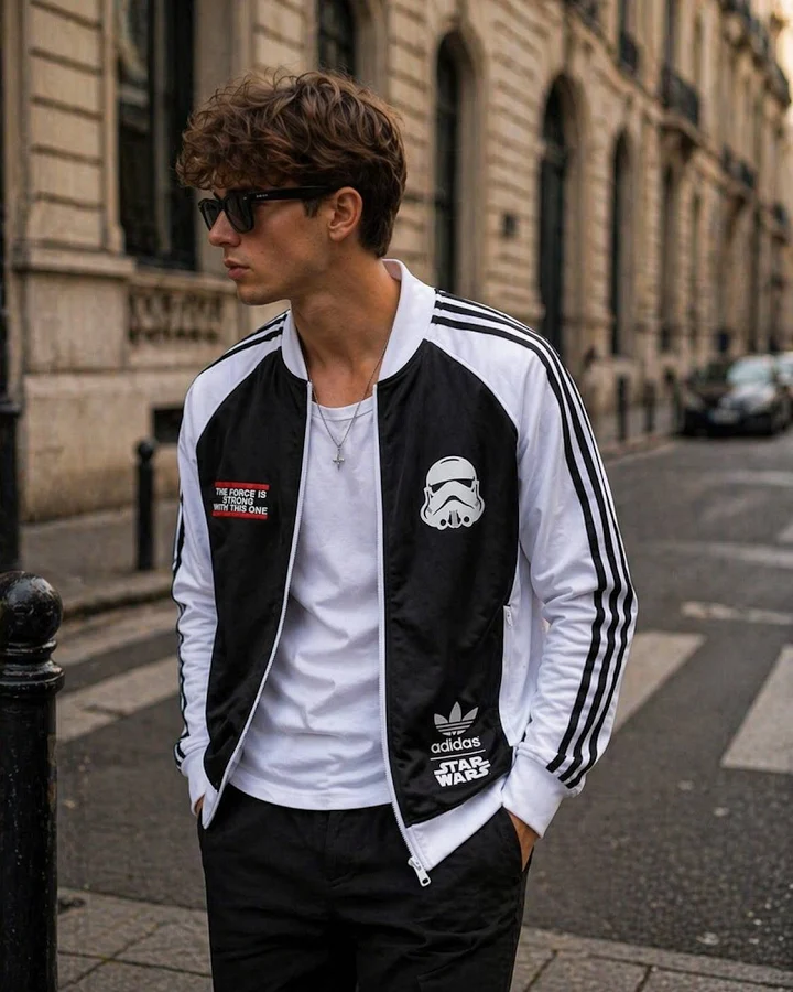 Adidas Originals X Star Wars Track Jacket Death Star Han Solo