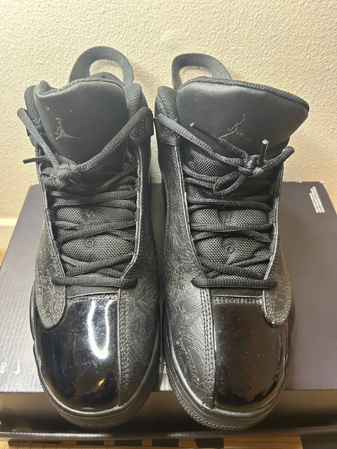 Jordan Dub Zero Triple Black Men’s Shoes Size 8.5, Retro Basketball