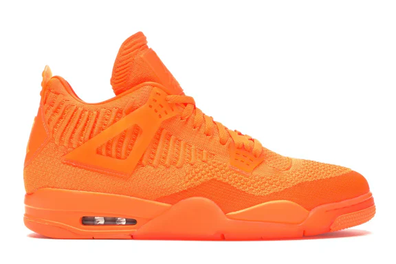 Jordan 4 Flyknit Retro Anaranjado