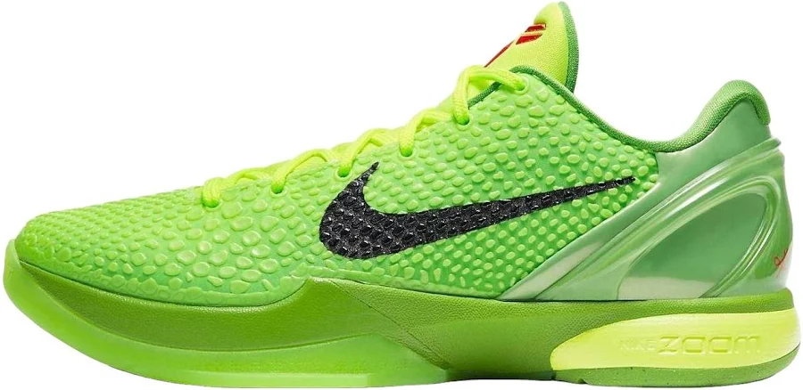 Nike Zoom Kobe Protro 'grinch' Low Top Basketball Men Sneakers - Green Apple/volt/crimson