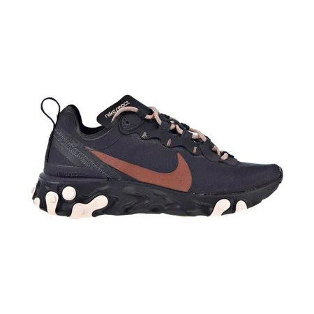 Nike React Element 55 Women's Shoes Oil Grey-Echo Pink ct1186-001, Black