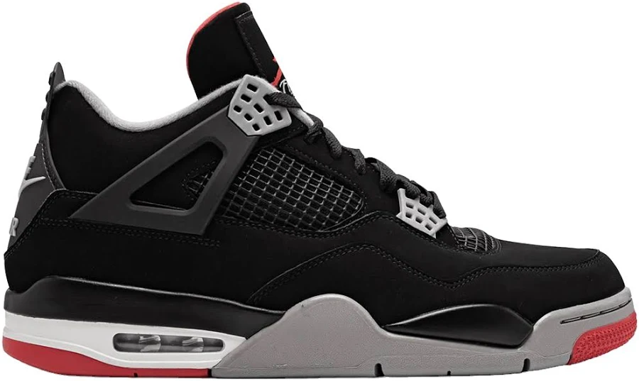 Jordan Air 4 Retro Bred 2019 Men Sneakers - Black
