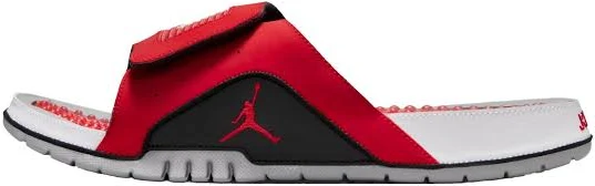 Jordan Hydro 4 Retro Men Slide - Flame Red/white/black