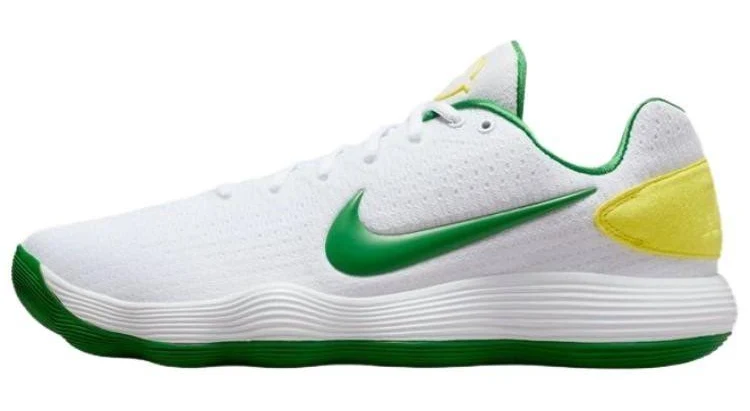 Nike Hyperdunk 2017 Grip Low Top Basketball Shoes Men's White Green