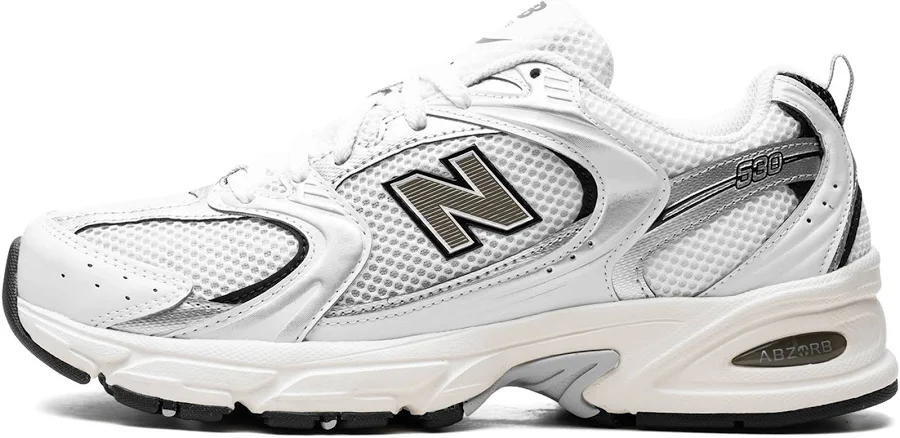 New Balance 530 "White Silver Black" Mr530Fdo" - Shoes - Size 8.5