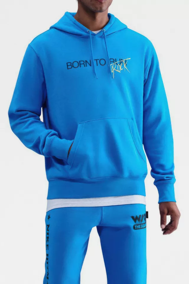 Nike X Stranger Things Washed Fleece Hoodie Sweatshirt