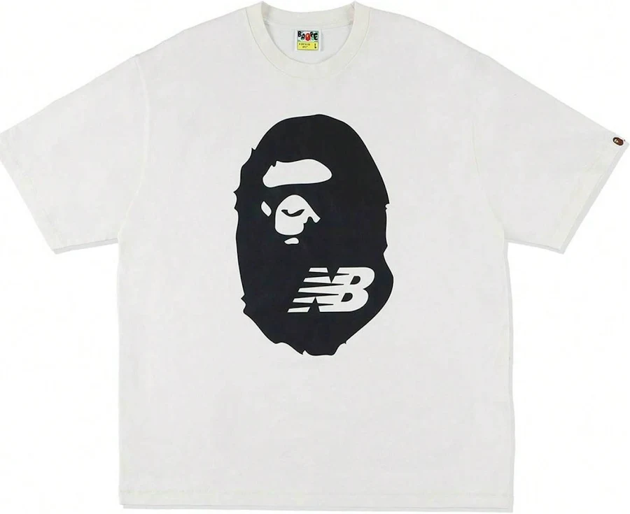 BAPE x New Balance Men's Ape Head Graphic Tee