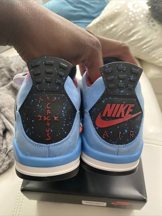 Jordan 4 Travis Scott Cactus Jack Friend And Family University Blue