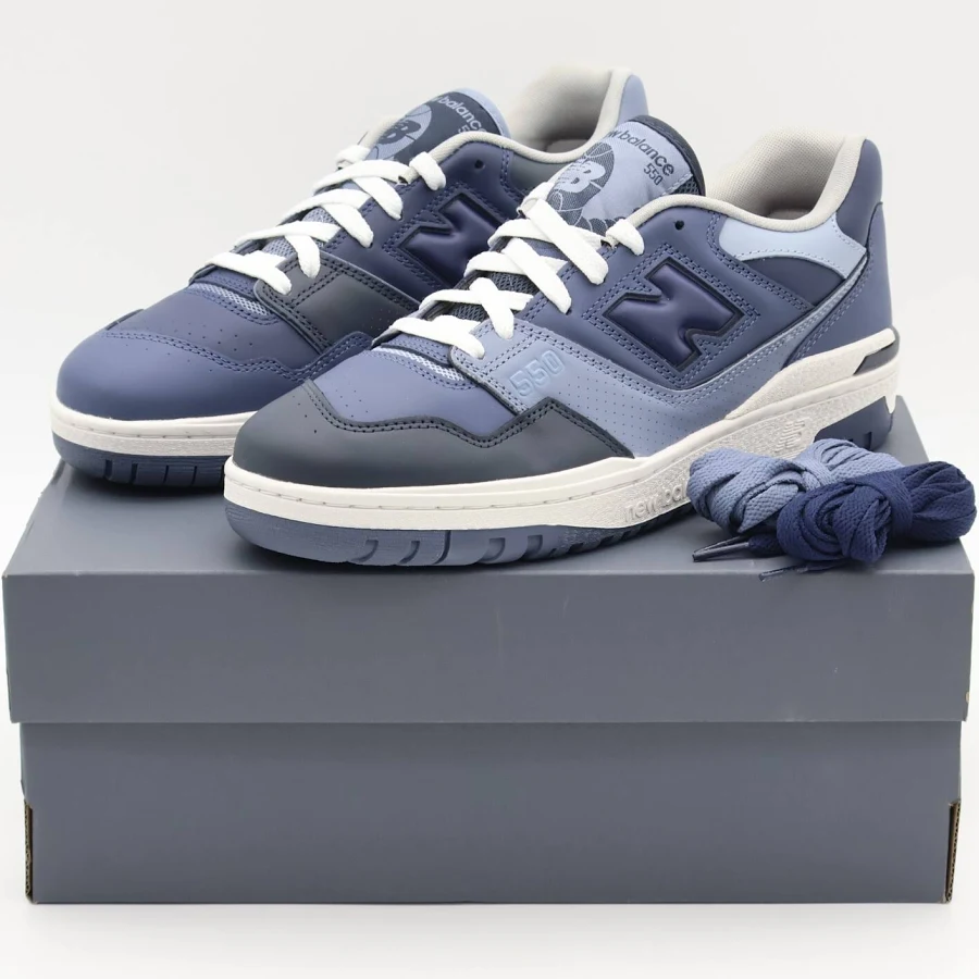 Bb550bnb Beams Balance 550 Navy Steel Blue Vintage Indigo Denim Grey