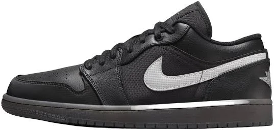 Jordan 1 Low - Black/white/dark Smoke Grey