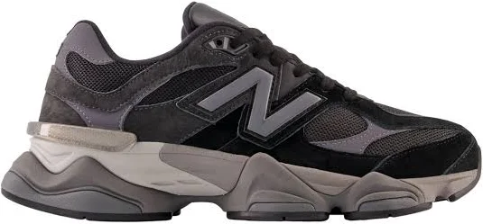 New Balance 9060 Men Sneakers - Black With Castlerock And Rain Cloud