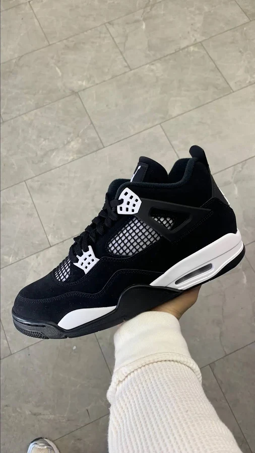 Jordan 4 White Thunder6