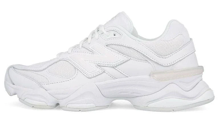 New Balance Men's 9060 'Triple' - White - Low-top sneakers - 10