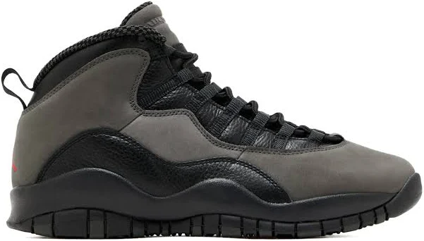 Jordan - Air Jordan 10 high-top sneakers - men - Calf Leather/Fabric/Rubber - 8 - Black