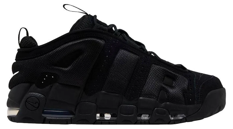 Nike Air More Uptempo Low Men Sneakers - Black