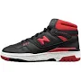 New Balance 650R Leather High-Top Trainers Black Red 44.5 EU