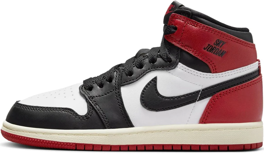 Jordan Air 1 Retro High Og "black Toe Reimagined - Black/black/varsity Red