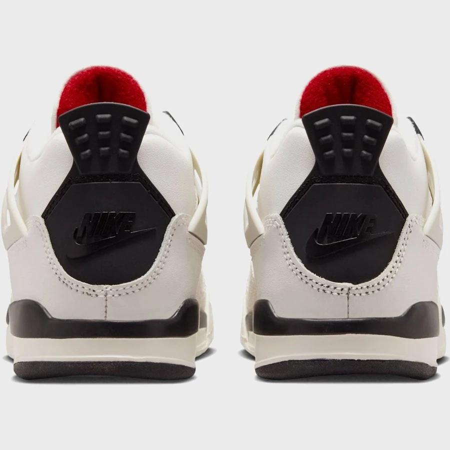 Nike PS Air Jordan 4 Retro OG - Sail / Black / University Red