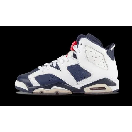 Jordan Grade School Air Jordan 6 Retro GS Olympic 384665 130 384665 130 from Stadium Goods, Kids Unisex, Size: 4 Big Kid, Blue