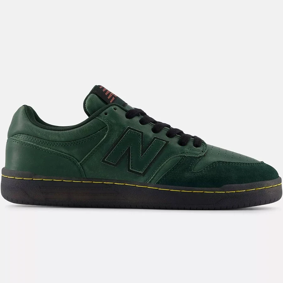 New Balance Numeric x No Comply 480 Green Shoes, 8