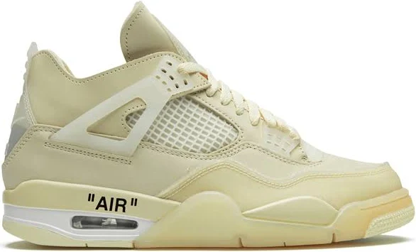 Jordan - x Off-White Air Jordan 4 Retro SP "Sail" sneakers - women - Calf Leather - 14