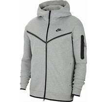 Nike Tech Fleece Full Zip Hoodie Heather Grey/Black