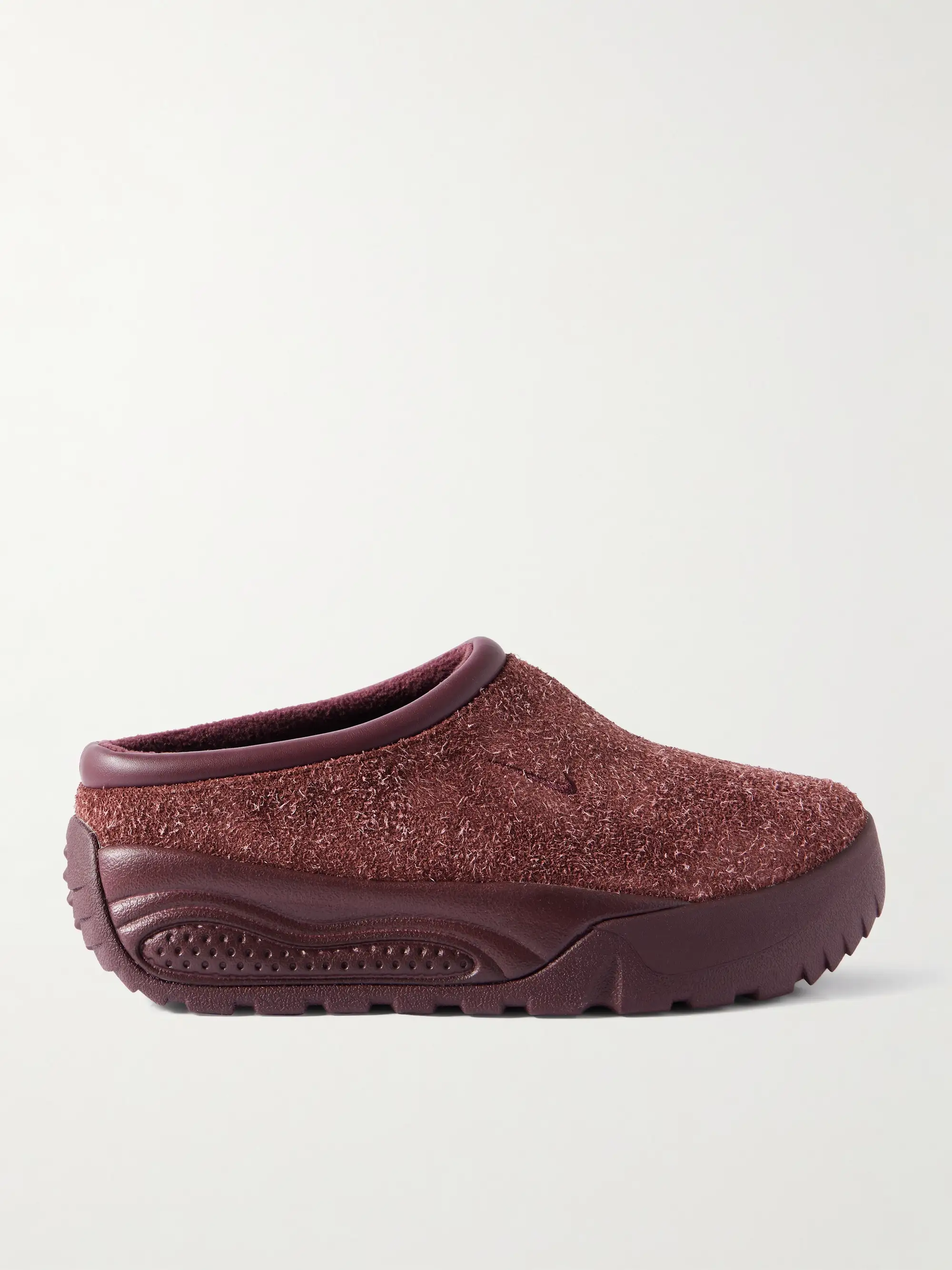 ACG Rufus leather-trimmed suede slip-on sneakers