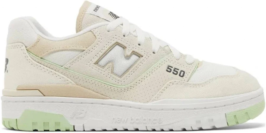 New Balance 550 Turtledove Green Aura