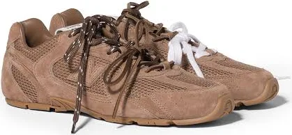 New Balance x Miu Miu 530 Sl Suede and Mesh Sneakers