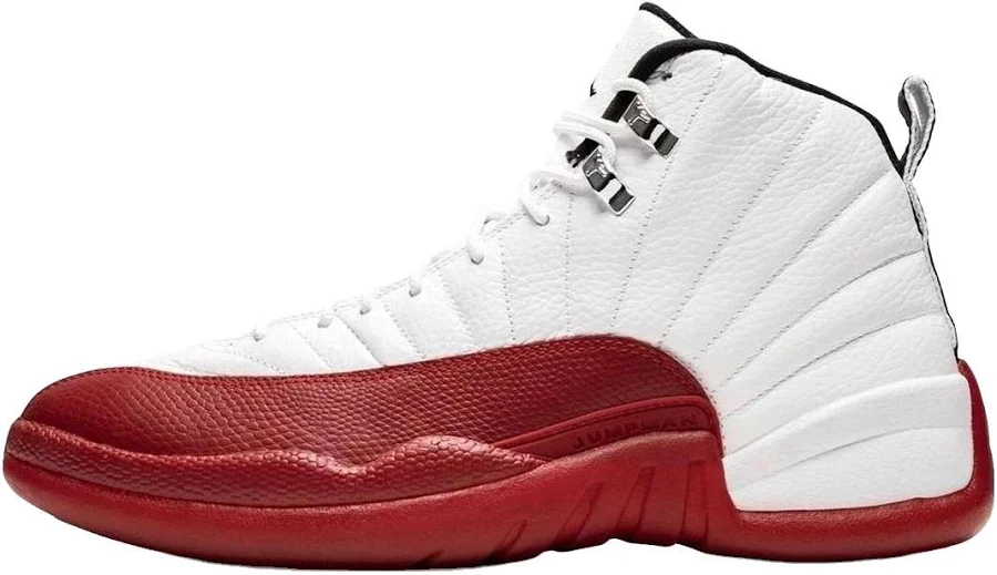 Jordan 12 Retro "cherry" 2023 - White/white/metallic Silver