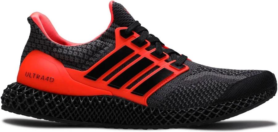 adidas Ultra 4D 5.0 'Black Solar Red' | Men's Size 5