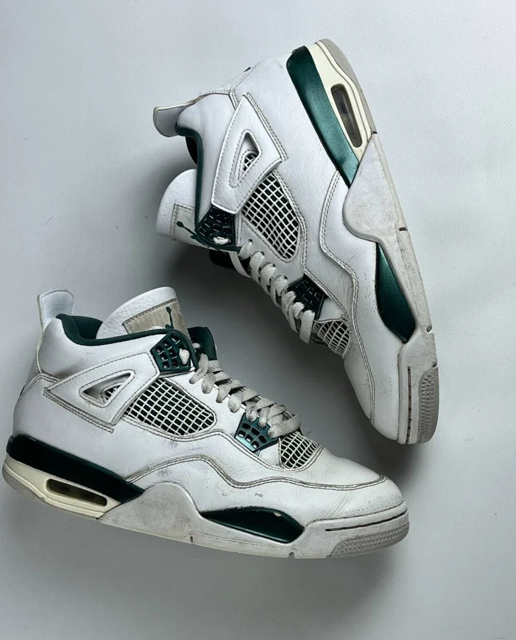 Air Jordan 4 Retro Oxidized Green White Dark Teal