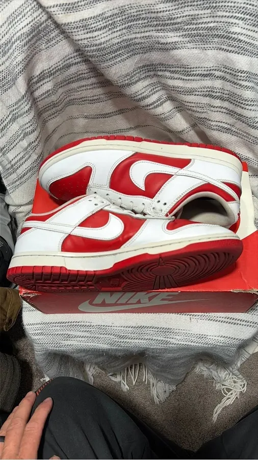 Nike dunk low “championship red”
